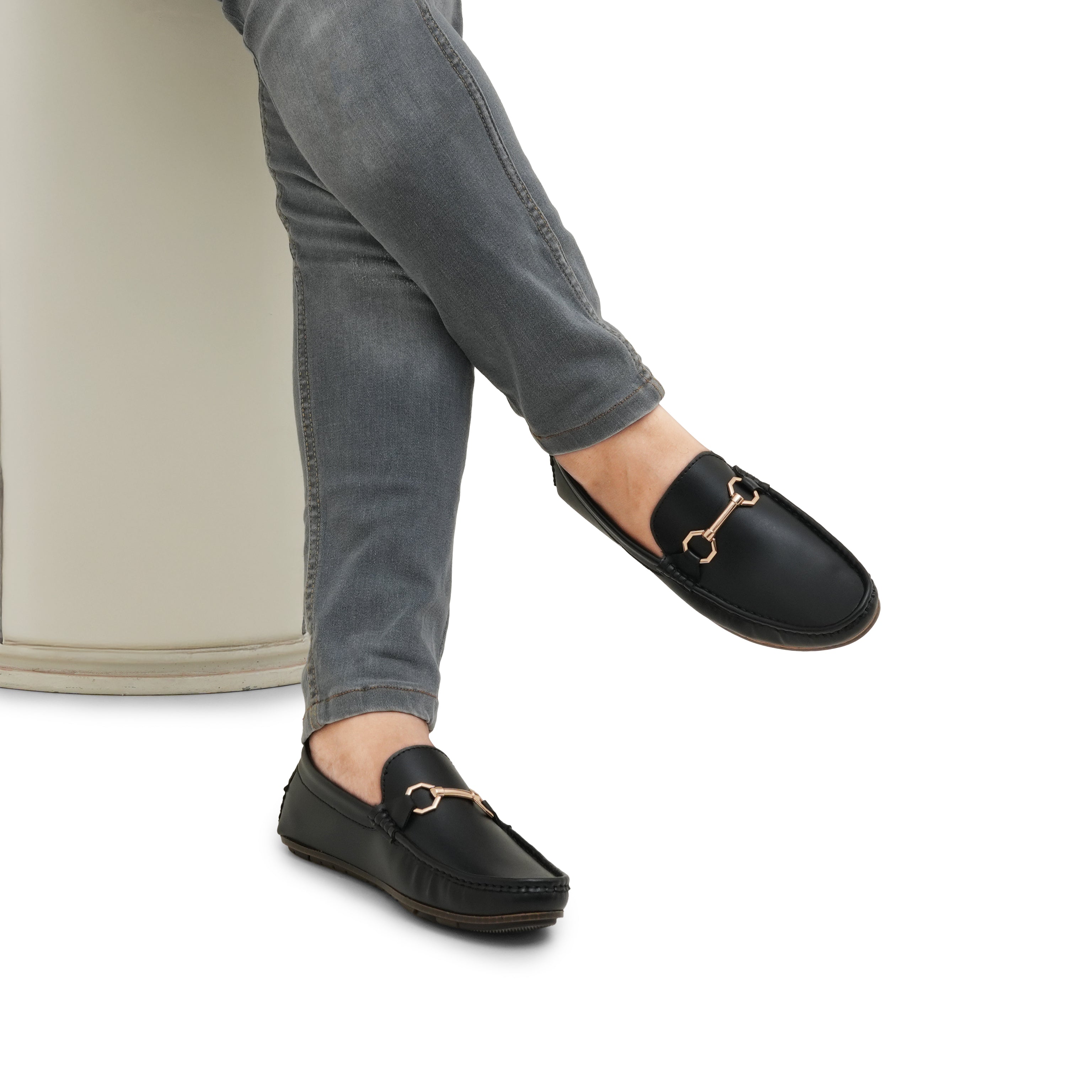 Football Buckle Loafer LS12