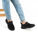 Black Fly Knitted Running Sneakers NSK-0021