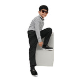 Kids' Casual Black Shoe Lak05