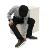 Kids' Green Suede Shoe Lak03