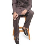 Brown Folding Shoe with Elegant Buckle PA55