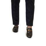 Brown Leather Elegant Shoe PJ07