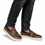 Imported High Sole Brown 2 Monk PM02