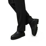 High Sole Black Shoe FU04