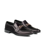 Brown Patent Chain Shoe FZ14
