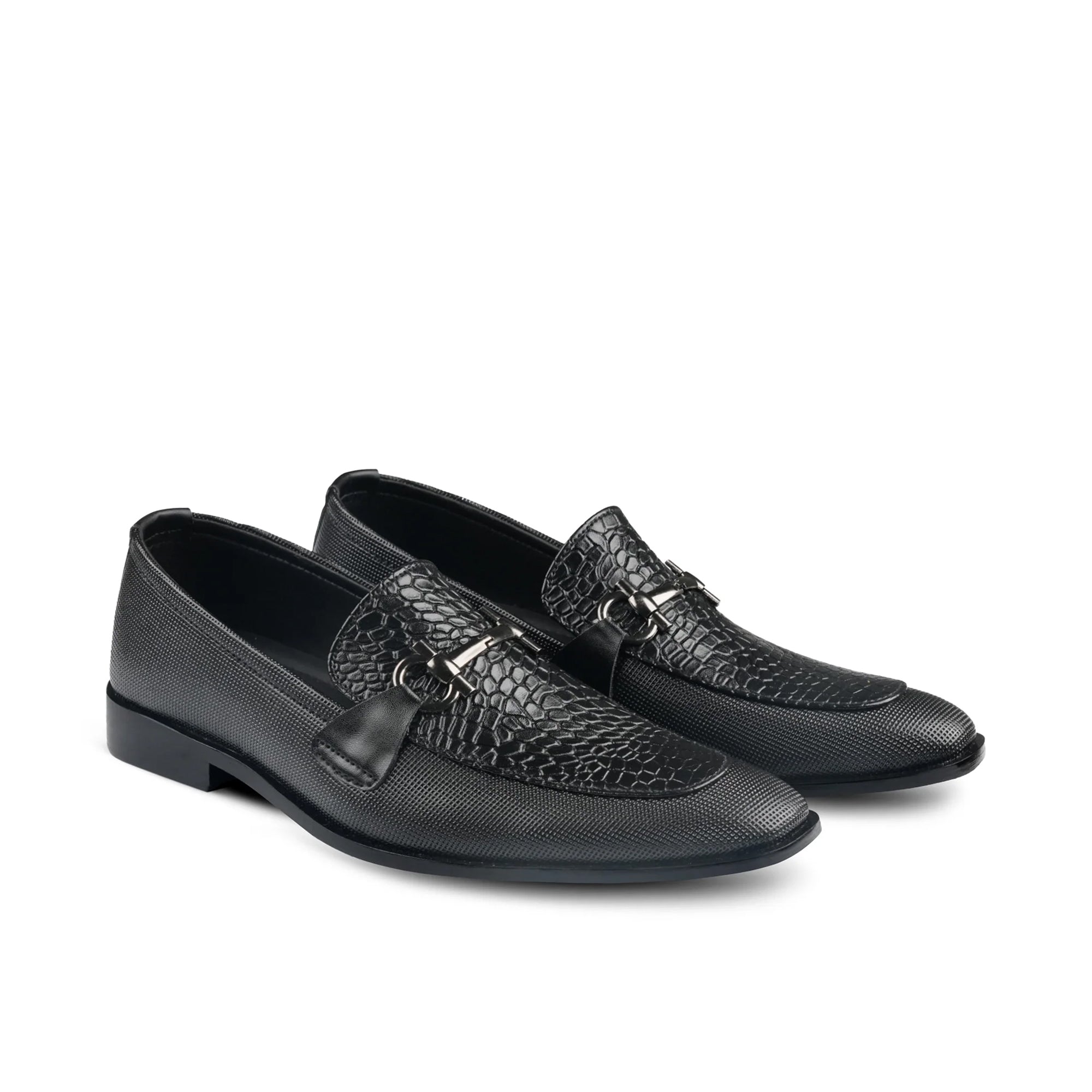 Stylish Black Croc shoe FZ30