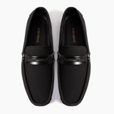 Black Suede Loafer LS24