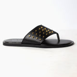 Men Slipper Premium Black Leather SLP24