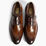 Men Formal Handmade Premium Mild Leather Two Tone Lace Shoe