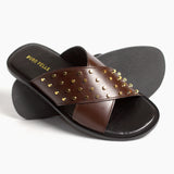 Men Slipper Premium Brown Leather SLP2