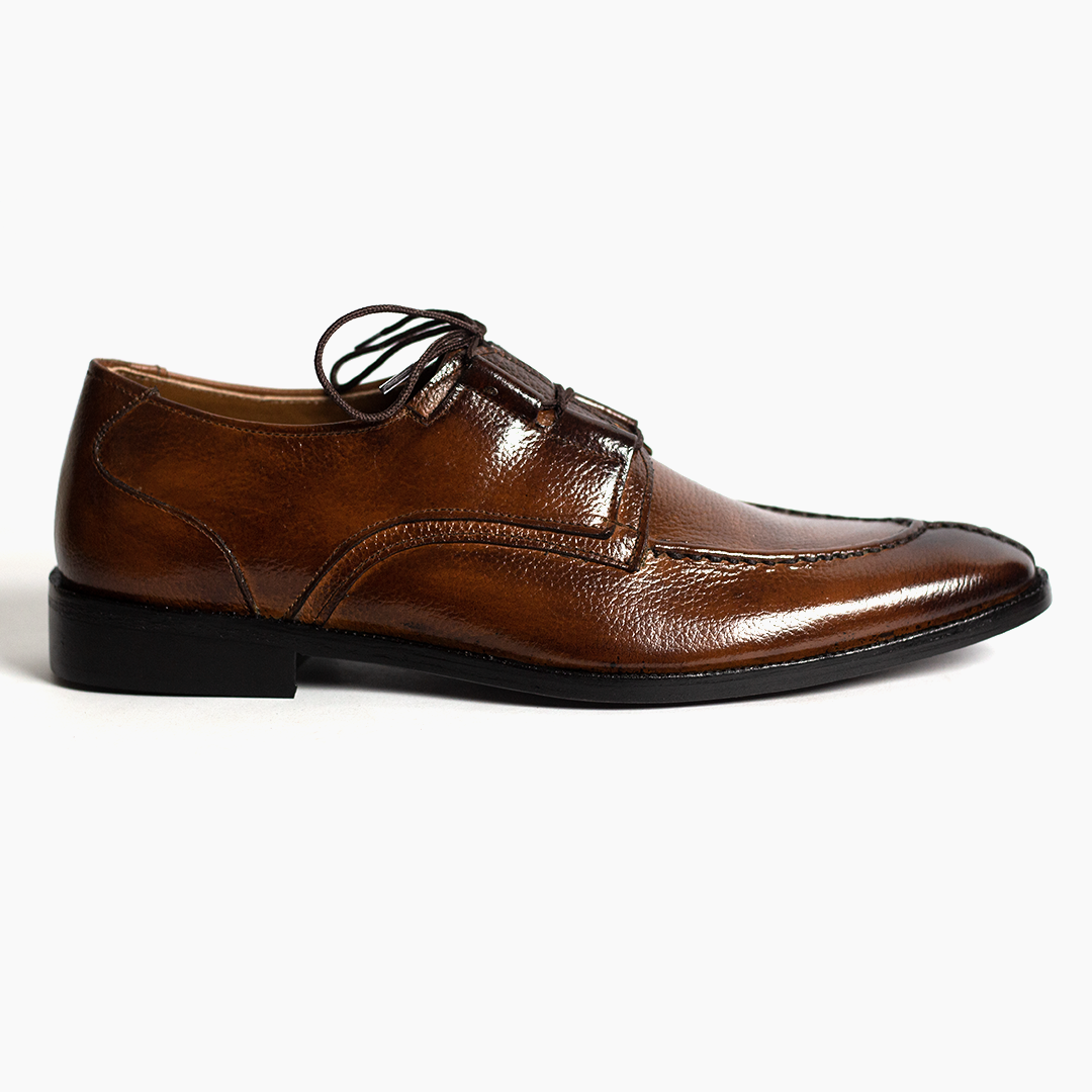Men Formal Handmade Premium Mild Leather Two Tone Lace Shoe