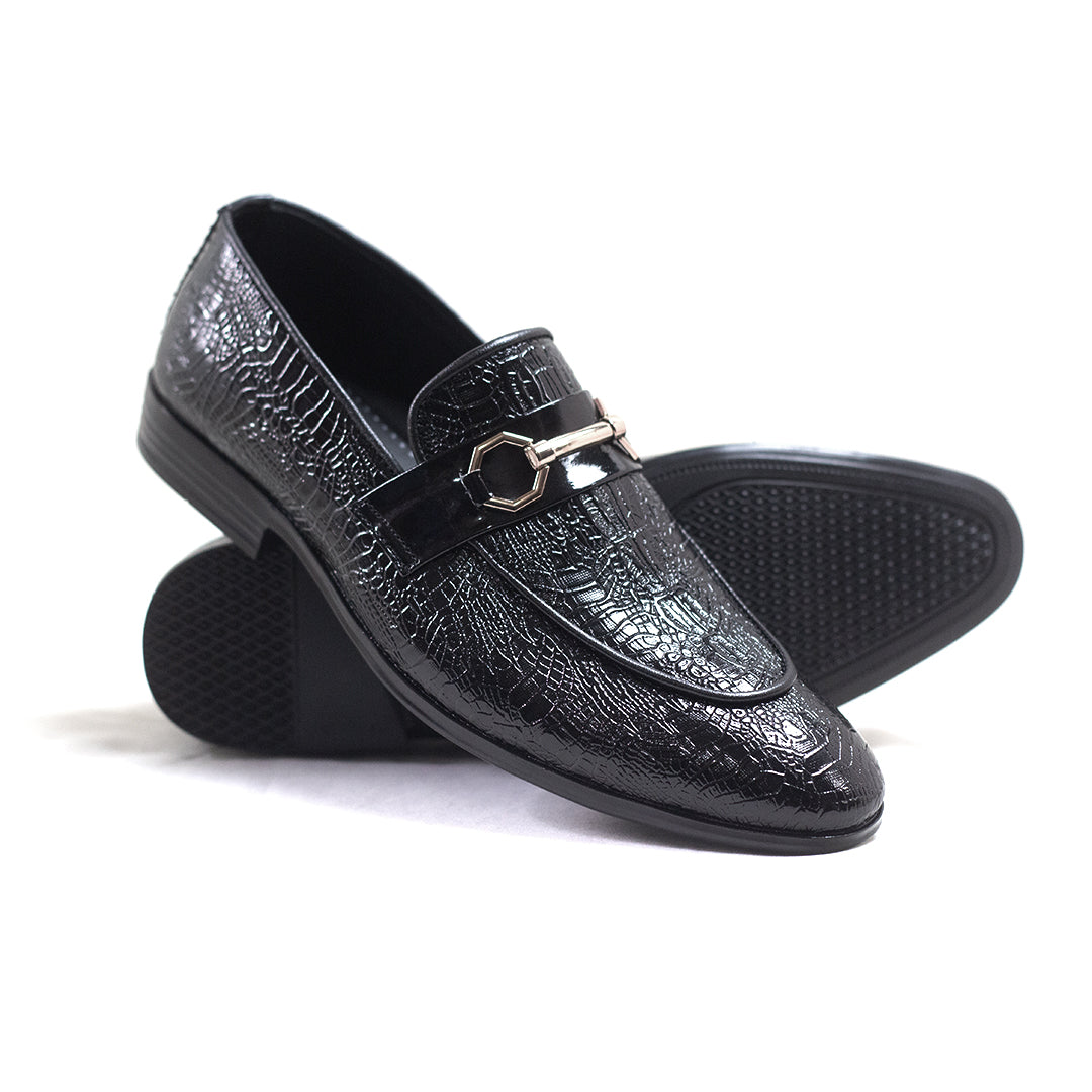 Black Alligator Shoe FJ09