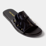 Men Slipper Premium Black Shade Patent SLP2011