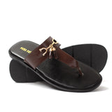 Men Slipper Premium Brown Tassels Buckle SLP056