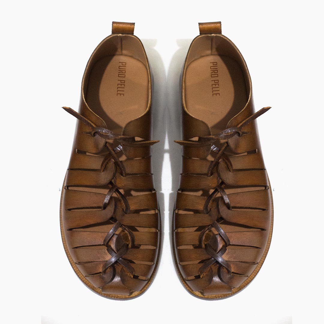 Men Sandal Pure Leather Handmade Python