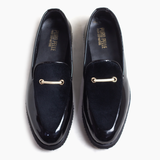 Men Formal High Sole Black Pure Leather Shoe X003