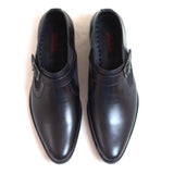Men Formal High Ankle Black Pure Leather Shoe